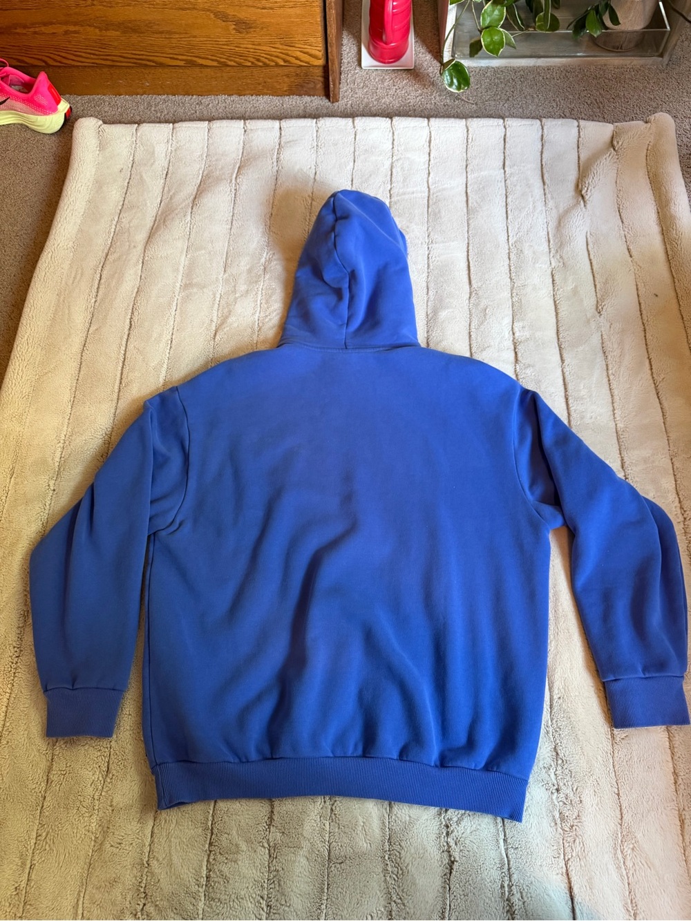 Vuori Restore Oversized Hoodie, Bright Iris, Size Medium - Picture 2 of 2